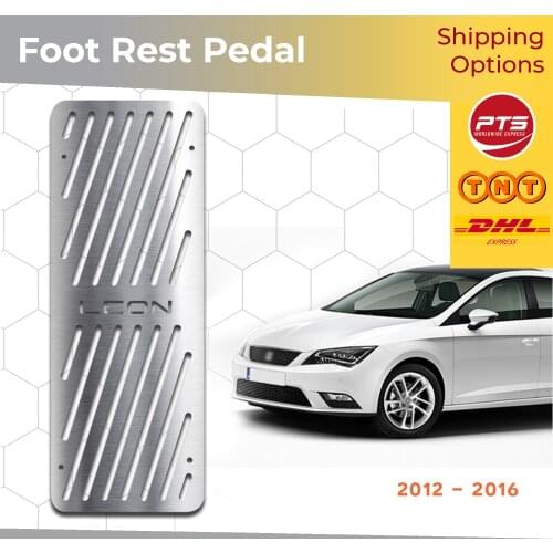 Seat Leon MK3 2012 2013 2014 2015 2016 Car Accessories ABS Chrome Foot Rest Pedal Body Molding Moulding Trim
