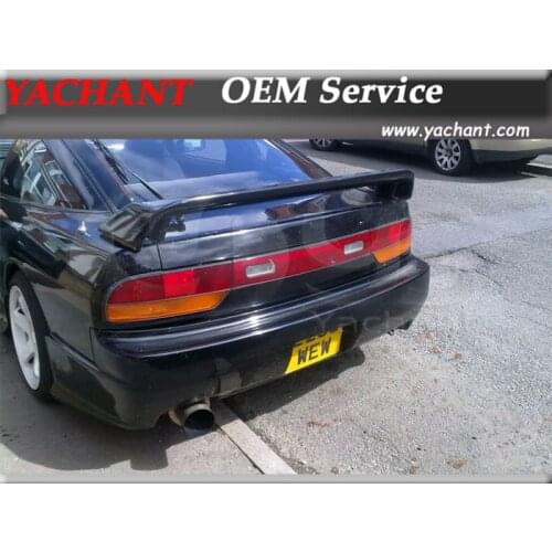 FRP Fiber Glass OEM Style Rear Spoiler Trunk Spoiler Fit For 1989-1994 Skyline R32 GTR GTS