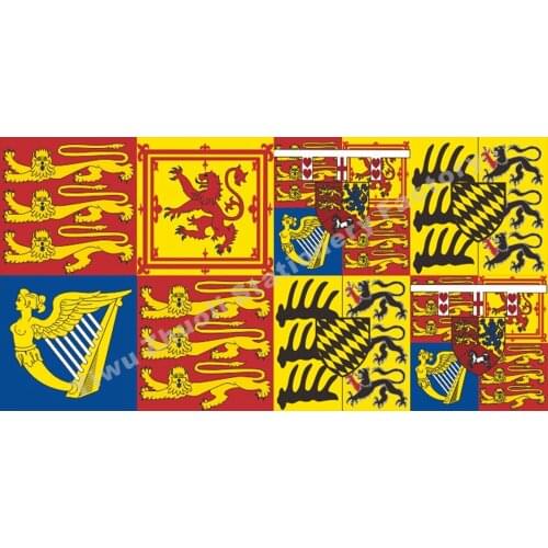 British queen mary Flag 100D Polyester Double Stitched High Quality Banner Free Shipping