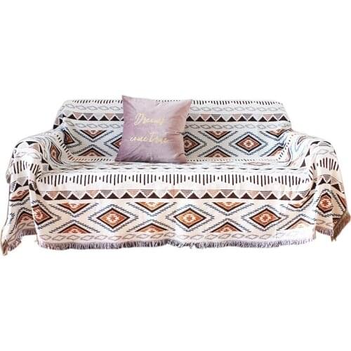 Geometry Throw Blanket Sofa Towel Blanket For Couch Sofa Decorative Slipcover Throws Rectangular Stitching Travel Plane Blanket