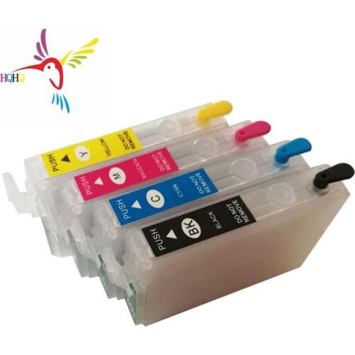 4pcs/Set T1331-T1334 Refill Ink Cartridge for Epson NX420/T22/TX120/TX420W/Workforce 320 Printer Refillable Ink Cartridge