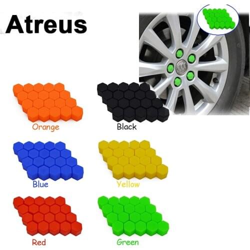 Atreus 20X For Mercedes benz W204 W203 W211 AMG Smart Mini cooper Skoda octavia a5 Car Wheel Tires Hub Caps Screw Covers Styling