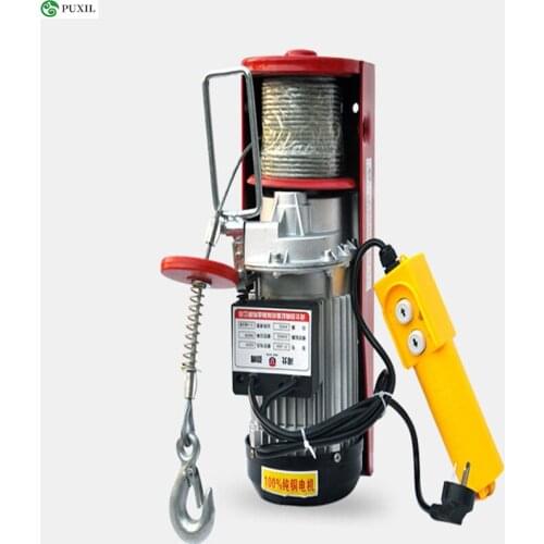 Mini electric lifting machine with wire rope pulling PA600