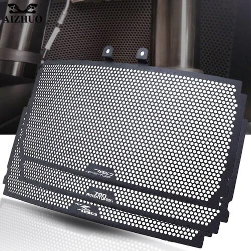 Motorcycle 790Adventure Aluminum Radiator Guard Protector Grille Grill Cover Protection FOR 790 ADVENTURE R S 2019 2020 2021 Adv