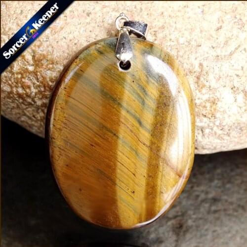 Summer Style Silver Plated Natural Blue Tiger Eye Stone Water Drop Modern Pendants Charms Jewelry for Man Wholesale ZS940