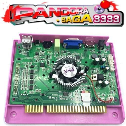 Pandora 3333 in 1 saga 13 box Arcade multi Jamma Game Board HDMI / VGA Output HD For Arcade Machine Cabinet Coin operated