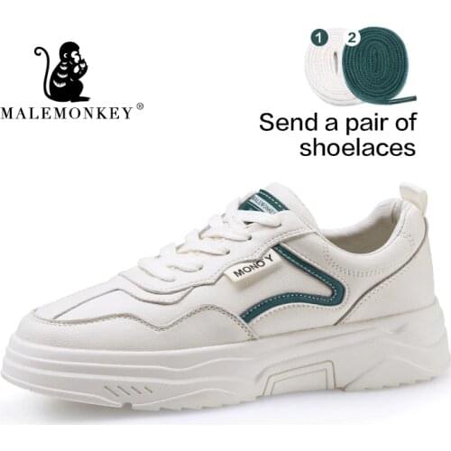 Ladies Casual Sport Shoes Lace -Up Women ‘s Flat Sneakers White 2020 Summer Fashion Comfort Shoes New Split Leather PU 033182