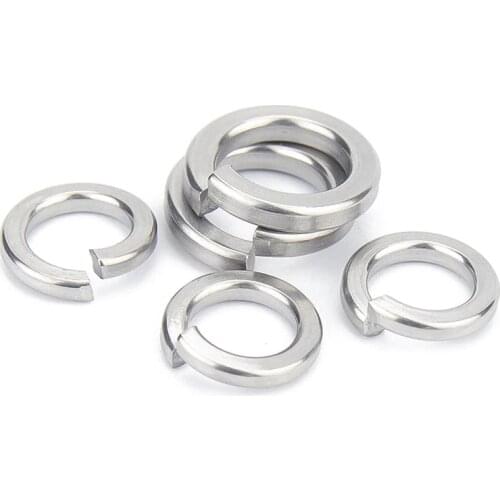 1/5/10pcs 9/16 5/8 3/4 7/8 1 304 A2-70 Stainless Steel US UK Standard Spring Washer Split Lock Elastic Gasket Support Custom