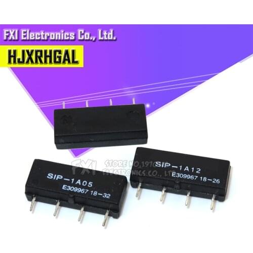 50PCS SIP-1A05 SIP-1A12 5V/12V Relay Reed Switch Relay For PAN CHANG Relay 4PIN