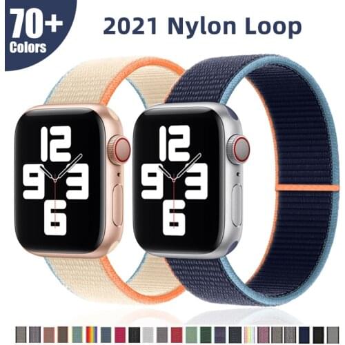 Strap for Apple Watch Band Watchband Bracelet Belt 44mm 3 38mm Women iwatch 40mm 42mm Accessories Series 4 5 6 Sport Loop