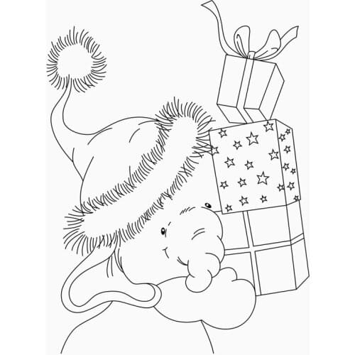 Rubber Silicone Clear Stamps For Scrapbooking Tampons Transparents Seal Background Stamp Card Painting Making Diy Animal