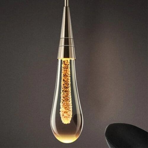 Modern cyrstal luxury pendant lights Gold plating kitchen hotel hall nordic light hanging lamp bedroom pendant lamp lighting