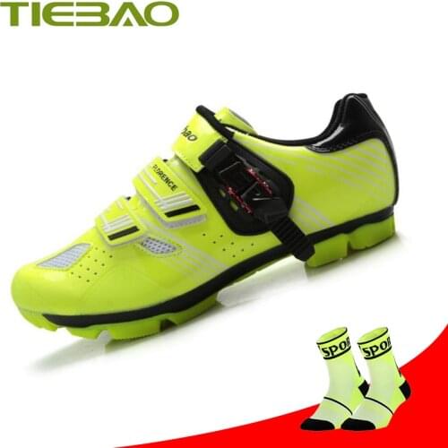 TIEBAO Cycling Shoes Men Sapatilha Ciclismo Mtb Shoes for Mountain Bike Zapatillas Deportivas Hombre Triathlon Bicycle Shoes