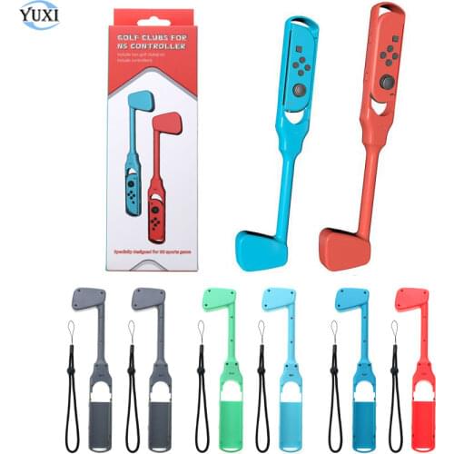 YuXi 1 Pair Golf Clubs Grip For Nintend Switch NS Joy-con Controller Gaming Handle Grips Game Accessories