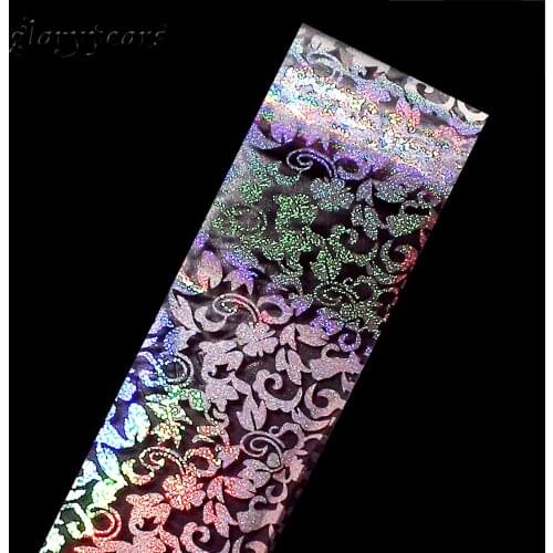 1 Piece Nail Art Foil Transfer Sticker Manicure Tips Tool Patch Polish Wrap Decal Flower Leaf Pattern Nail Care Sticker Gift #98