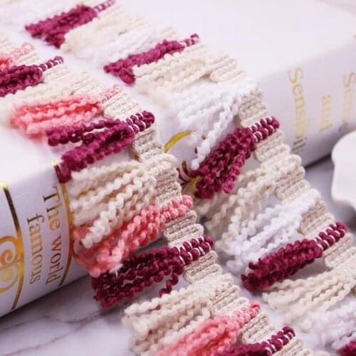 1Yards Silk Tassel Fringe Trim Sewing Needlework Accessories Tassel Trim Dress Lace Fabric Curtain Clothing Accessory Tassels