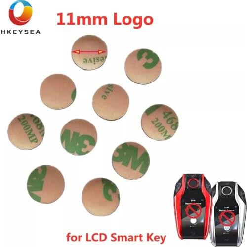 11mm Crystal Logo Emblem Stickers for CF400 CF500 LCD Smart Key Shell