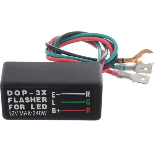 3Pin 12V Universal Motorcycle LED Halogen Turn Signal Light Flasher Relay Blinker For Car Safety