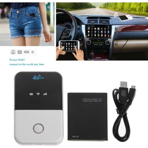 4G Wifi Router Mini Router Network Adapter Wireless Pocket Wi fi Mobile Hotspot Car Wi-fi Router With Sim Card Slot For Win XP V