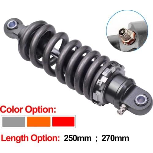 Motorcycle Rear Seat Shock Absorber Suspension Universal 250mm 2700mm Rebound Damping Adjusted For Yamaha Honde Suzuki Kawasaki
