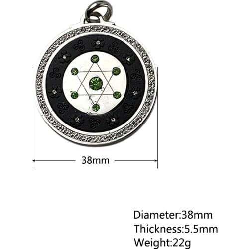 Bio Energy Quantum Pendant Necklace with Negative Ion Stainless Steel