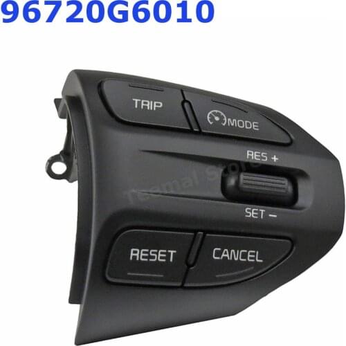 Car Steering Wheel Buttons Cruise Control Switch OEM 96720G6010 Fit for Kia RIO K2 Picanto X LINE 2017 2018 2019