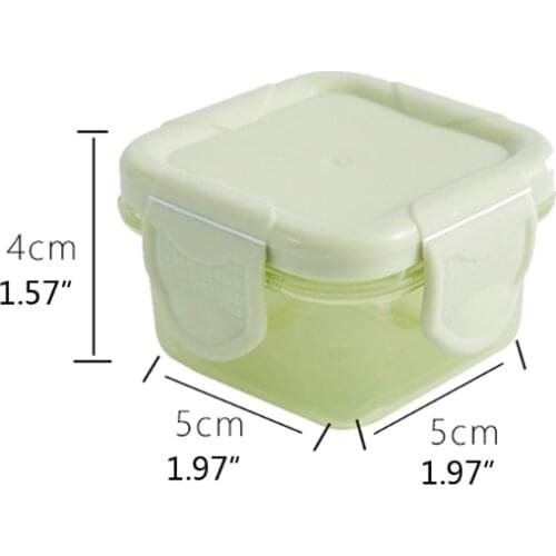 4 Pieces/Set 60ml Baby Food Storage Box Infant Newborn Food Freezer Fresh Cup