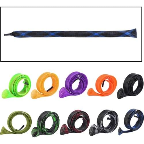 Fishing Rod Cover Fishing Pole Glove Protector Cover Rod Sleeve Sock with Lanyard Replacement Tackles for Fishing Rod Parts