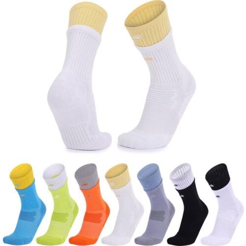 Men Sport Sock Cycling Basketball Running Cotton Thick Cushioned Towel Bottom Outdoor Long Hiking Damping Women Athletic Socks