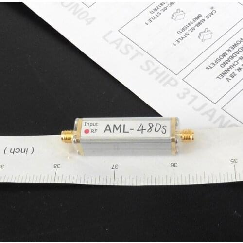 NEW 1PC 480MHz low noise amplifier LNA coaxial feed SAW built-in