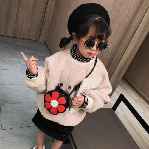 New Creative Cute Petal Pattern Purse Mini Bag women Shoulder Bag Women Coin Purse Diagonal Bag Travel Tide Bag girls