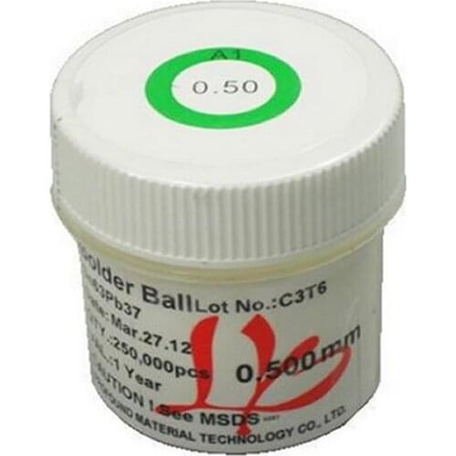 PMTC BGA solder ball 250k 0.5 mm leaded tin solder balls for BGA reballing