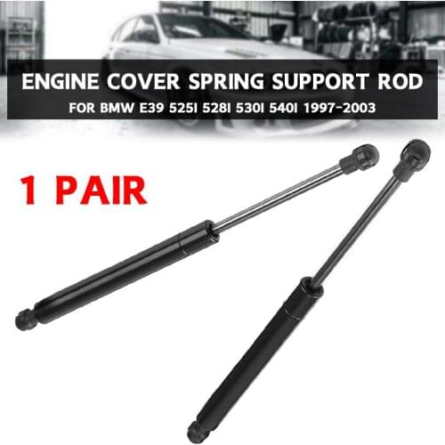 2X Bonnet Hood Lift Support Shock Struts Spring Support Trunk Hydraulic Rod Support For BMW E39 525i 528i 530i 540i 1997-2003