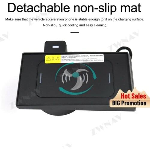 QI Car Intelligent Infrared wireless charger for BMW X5 2017-2018 Intelligent Infrared Fast Wireless Charging Car Phone Holder