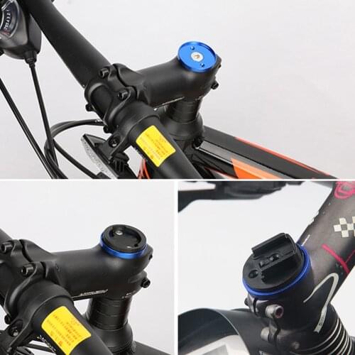Bike Computer Bracket Stem Top Cap Mount Stopwatch Fixed Holder For Garmin Bryton Wahoo MTB Road Bicycle Speedometer Base