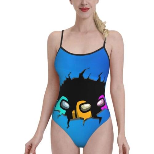 Women 2021 Exotic Bikinis Impostor Sus Sussy Amogus Women Swimsuit One-Piece swimsuit Hot Game Kawaii Women Beach wear