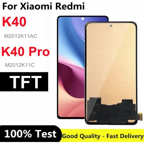 6.67" TFT or Xiaomi Redmi K40 K40 Pro LCD Display Screen +Touch Panel Screen Digitizer For Redmi K40 Pro LCD