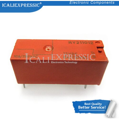 1PCS Relays RY211012 12VDC 118F-1C-12V DIP-5 In Stock