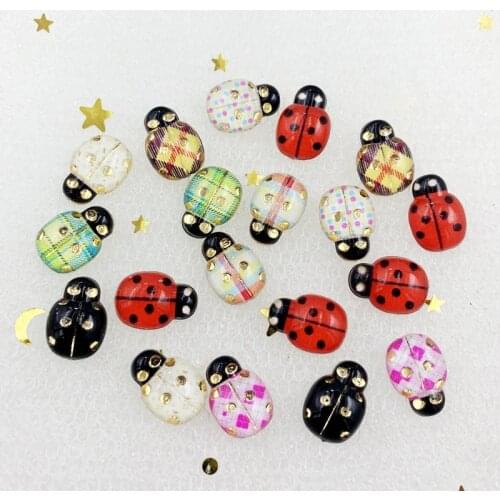 9mm*13mm Beetle Flat Back Decorative Acrylic rhinestone Home decoration DIY rhinestone scrapbooking 50pcs/lot