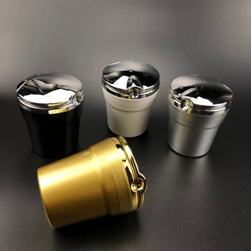 Car-Styling Car Cigarette ashtray with LED lamp For Roewe 750 950 350 550 E50 W5 E50/ Englon SC3 SC5 SC6 SC7 Panda