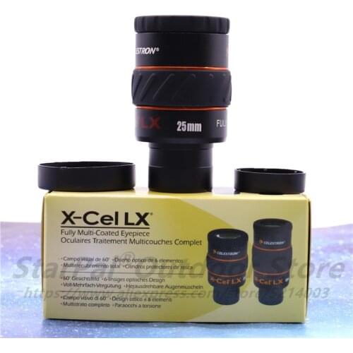 CELESTRON X-CEL LX 25MM EYEPIECE wide-angle high-definition large-caliber telescope eyepiece