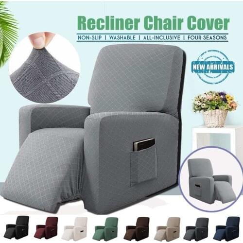 Recliner Chair Cover Thick Soft Recliner Slipcover for Living Room Sofa Couch Armchair Cover Elastic Stretch