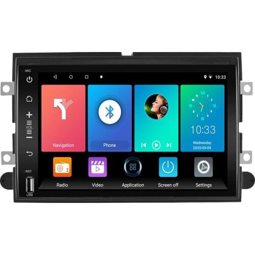 2 Din Android Car Radio multimedia player For Ford F150 F250 F350 500 Explorer Focus Fusion Mustang Edge Navigation GPS