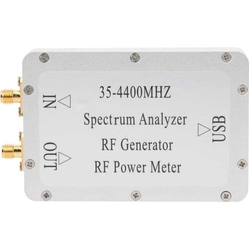 Aluminum Alloy Signal Generator Tracking Source Power Meter Electronic Components PLZ 35-4400MHz