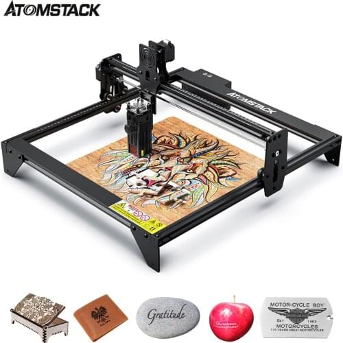 ATOMSTACK A5 M40 Laser Engraver DIY Laser Engraving Cuting Machine 410*400mm Carving Area CNC Full-Aluminum Structure Upgraded