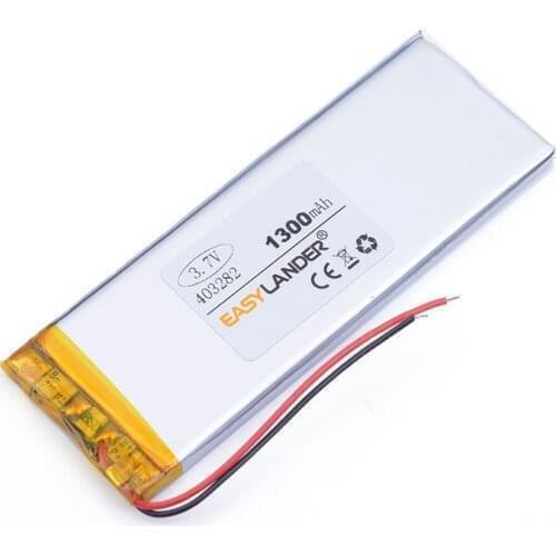 403282 1300mah 3.7V Lithium Polymer Battery Rechargeable Battery For Goophone I5 Y5 V5 Clone iPhone 043282