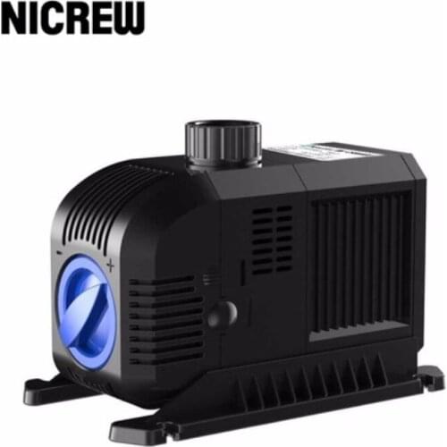 NICREW SUNSUN 80W Multi-function Fish Tank Submersible Pump Frequency Conversion Energy-saving Water Pump Pond Fountain Pump