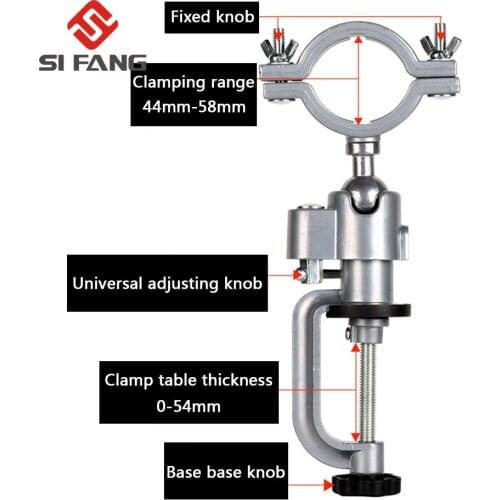 Multifunctional 360 Degree Rotating Table Vise Aluminium Alloy Swivel Bench Vise Clamp For Electric Drill Stand