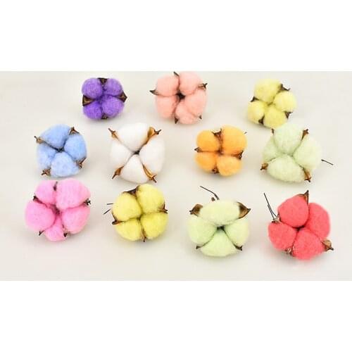 Natural dried flower plant cotton head for candle making, soap making DIY birthday/Christmas/office decoration