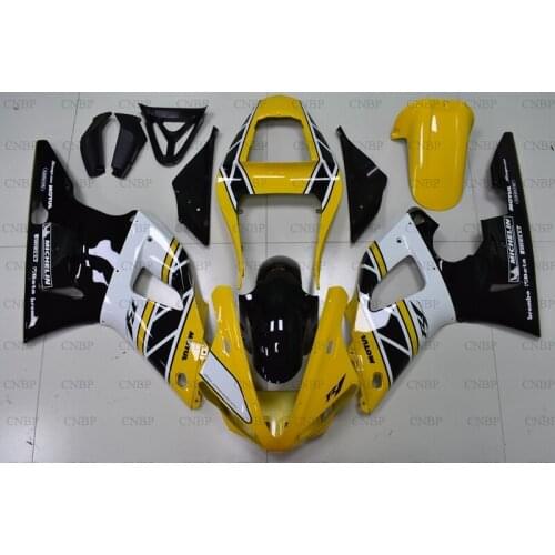 YZF R1 2000 - 2001 Motorcycle Fairing for YAMAHA YZFR1 2000 Full Body Kits for YAMAHA YZFR1 2001 Yellow White Black Fairings